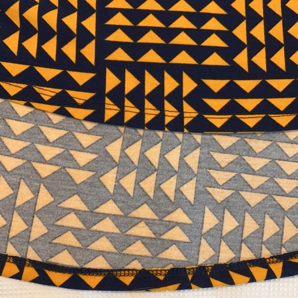 LuLaRoe woman’s dress Carly size XS mustard blue - Picture 10 of 11